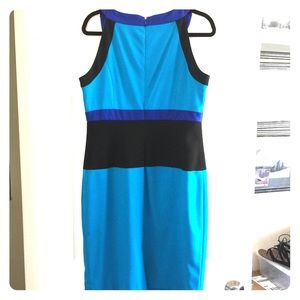 Calvin Klein color block sleeveless dress